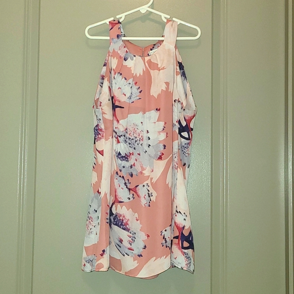 Pink Floral Blouse